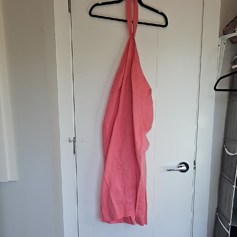 Sarah Spencer Pink Halter Dress